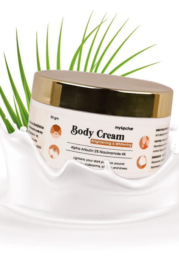Brightening & Whitening Body Cream | For Dark Patches on Elbows, Neck, Underarms, Knees