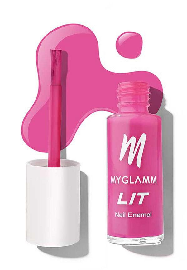 LIT Nail Enamel - Daily Glamm - High Shine Glossy Nail Polish