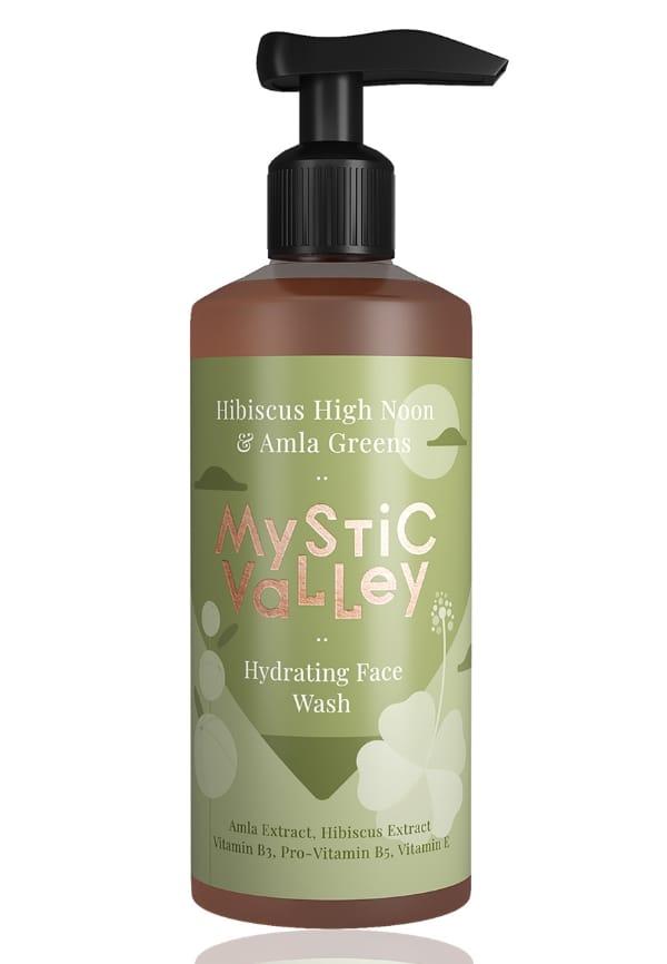 Hibiscus High Noon & Amla Greens - Hydrating Face Wash for Even Skin Tone