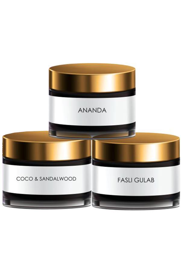 Solid Natural Body Perfume for Underarms, Inner Thigh, Knee, Bikini Area