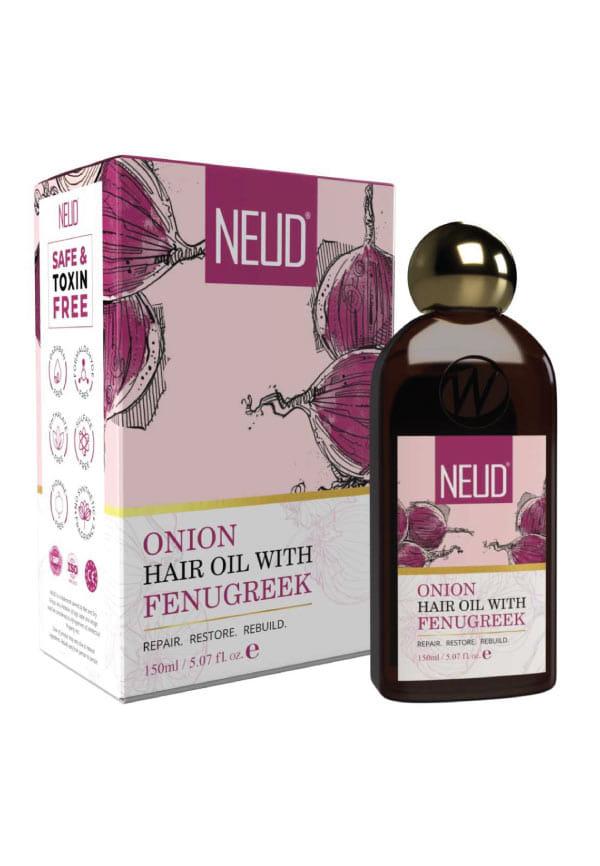 Premium Onion Hair Oil with Fenugreek for Men & Women