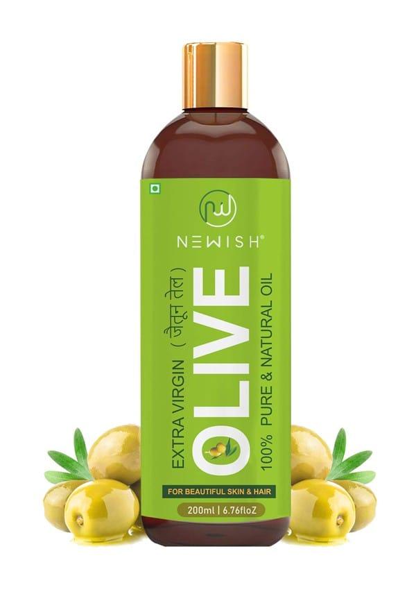 Pure Cold Pressed Olive Oil For Hair And Skin