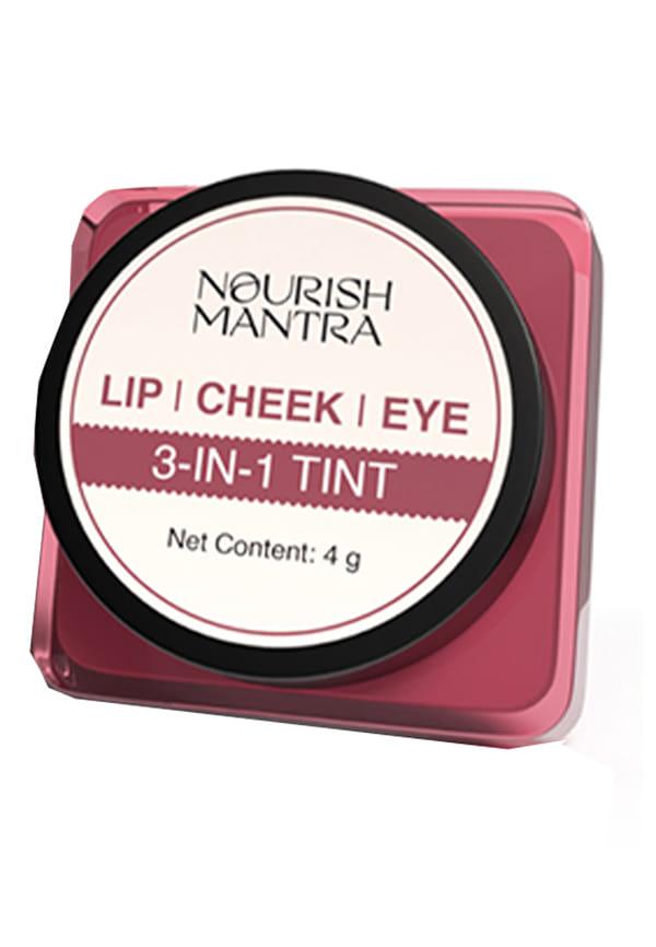 Lip, Cheek, & Eye Tint with Rich Pigment and Long-lasting Color 3 in 1 - 4 gm
