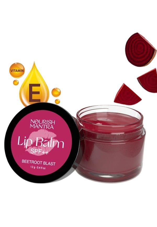 Beetroot Blast Lip Balm for Soft & Moisturized Lips - 12 gm