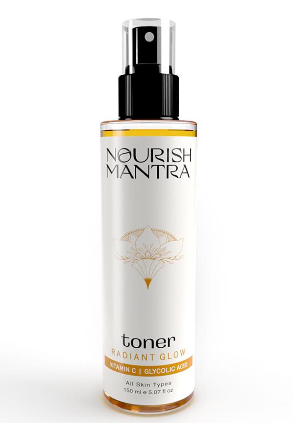 Radiant Glow Toner with Glycolic Acid for Glowing Skin & Pore Tightening