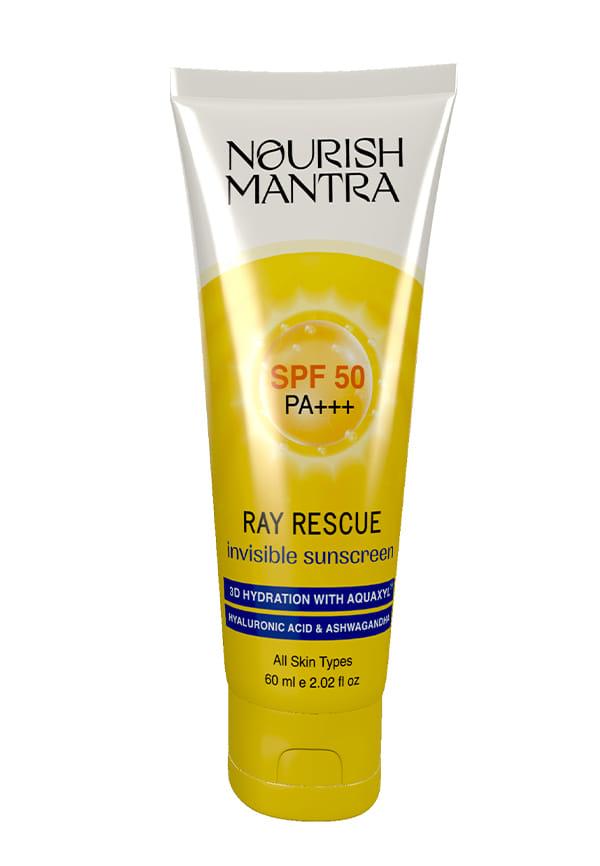 Ray Rescue Invisible Sunscreen with SPF 50 for UV Protection