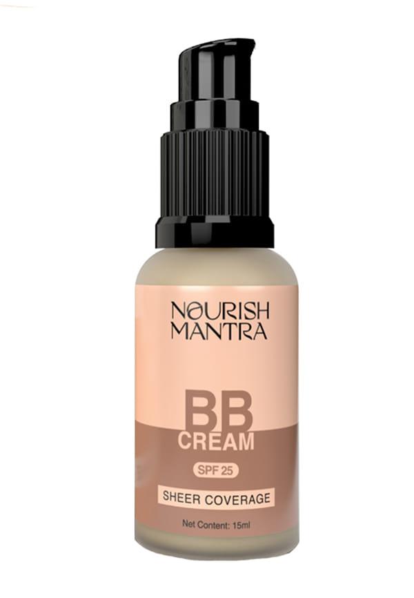 BB Cream with SPF 25 for Long-lasting, Even Coverage with SPF - 15 ml