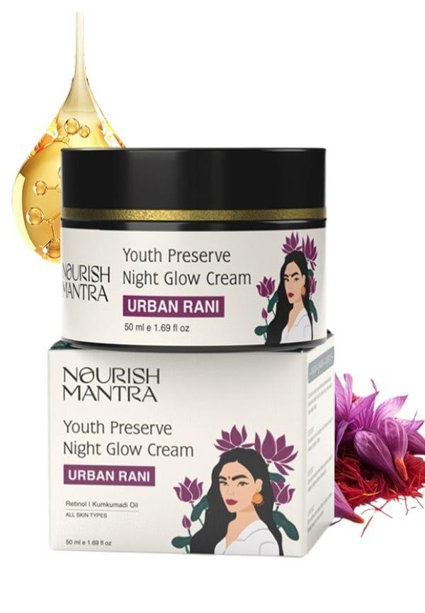 Urban Youth Preserve Night Glow Cream for Youthful-Looking Skin - 50 ml