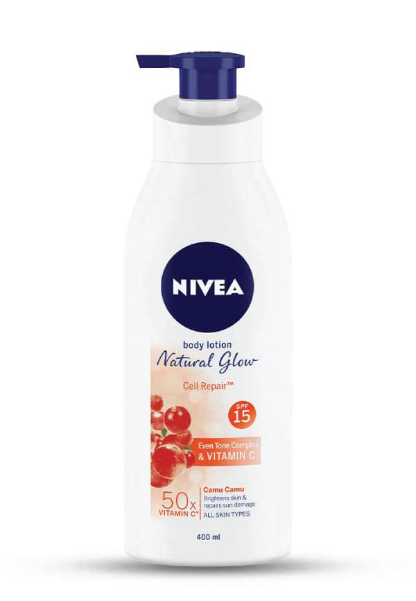 Body Lotion Natural Glow, Cell Repair, Spf 15 & 50X Vitamin C