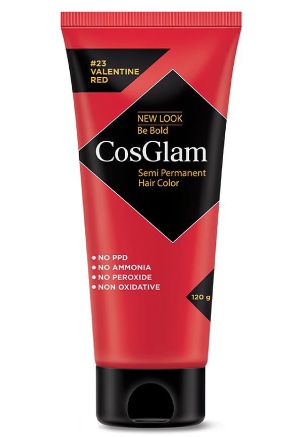 Nisha Cosglam Semi Permanent Hair Color, PPD & Ammonia Free | Electric Teal | 120gm Tube | Pack of 1