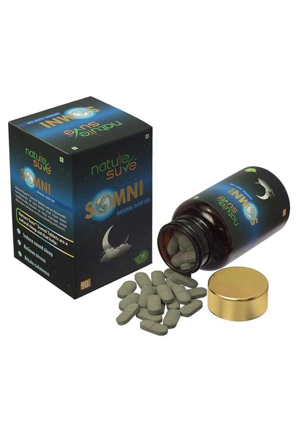 SOMNI Natural Sleep Aid Daily Herbal Supplement for Men & Women