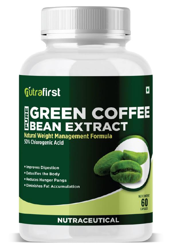 Green Coffee Bean Extract Capsules with 50% CGA for Weight Management