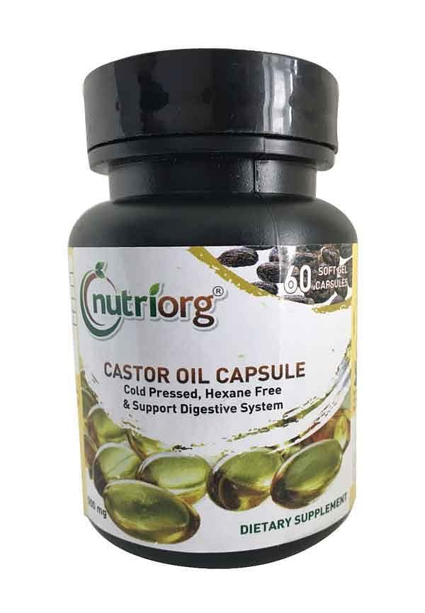 Castor Oil Soft Gel 60 Capsule