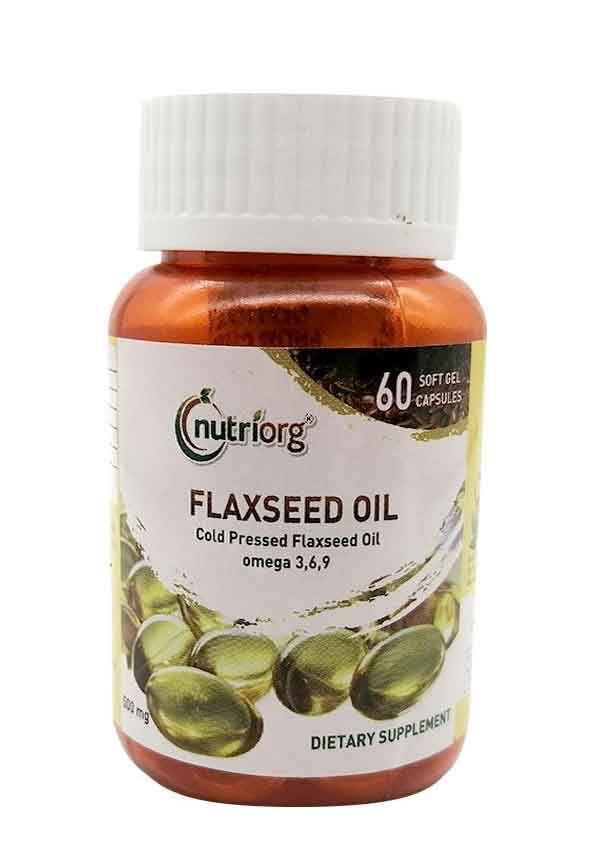 Flaxseed Oil Soft Gel 60 Capsule