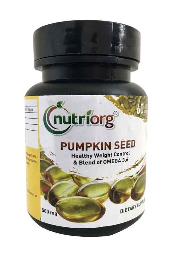 Pumpkin Seed Oil Soft Gel 60 Capsule