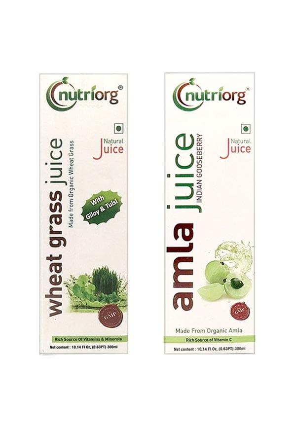 Amla Juice & Wheatgrass Juice