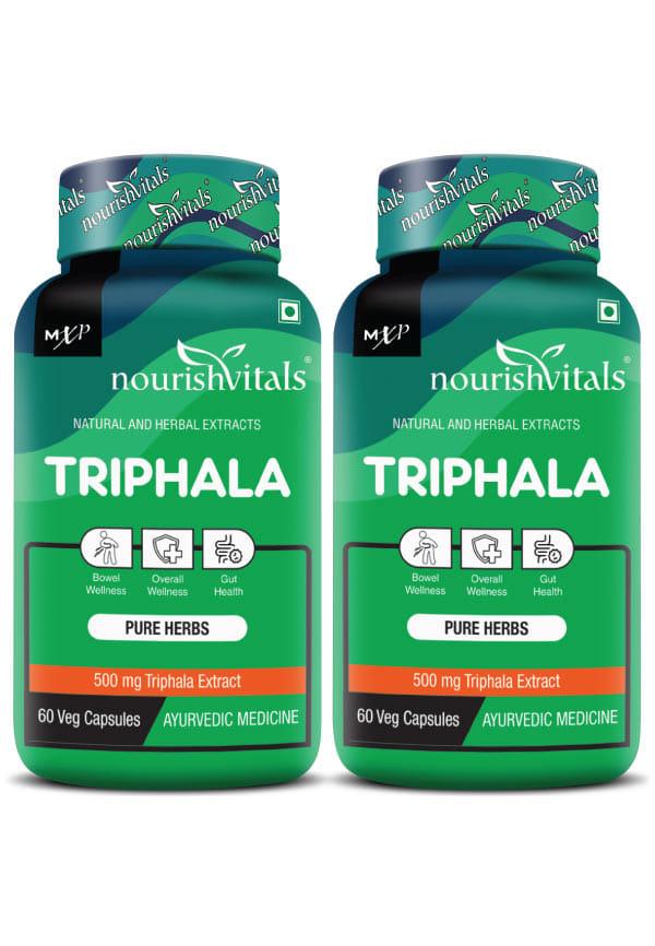 Triphala Pure Herbs, 500 mg Triphala Extract, Bowel Wellness