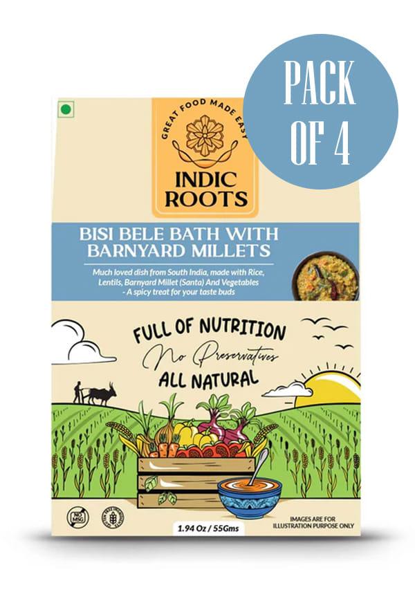 Bisi BeLe Bath with Barnyard Millets