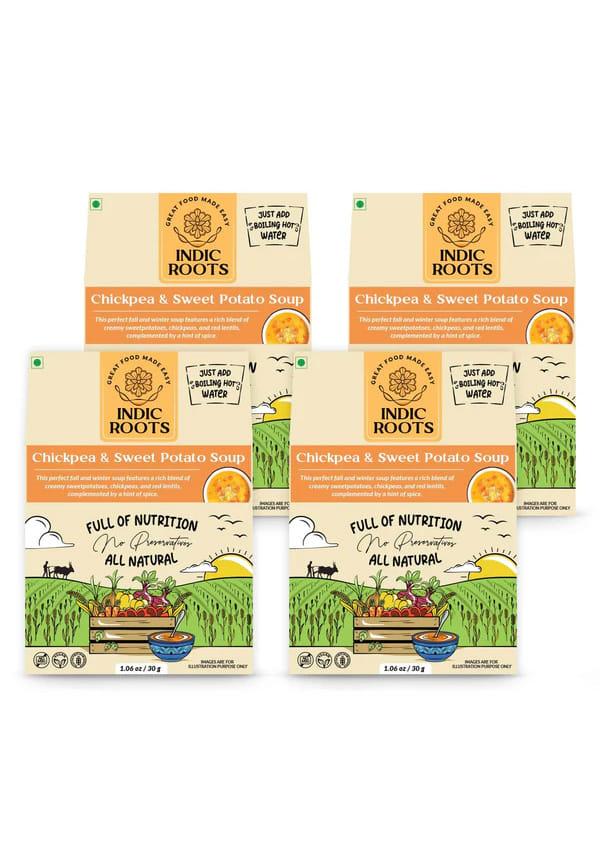 Chickpea & Sweet Potato Soup