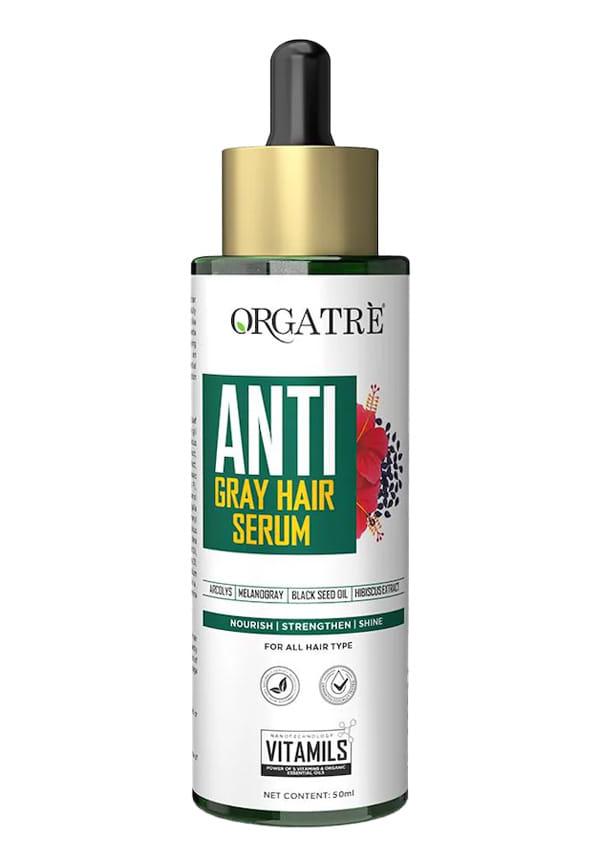 Anti Gray Hair Serum With Anti Greying Arcolys, Melanogray, Biotin