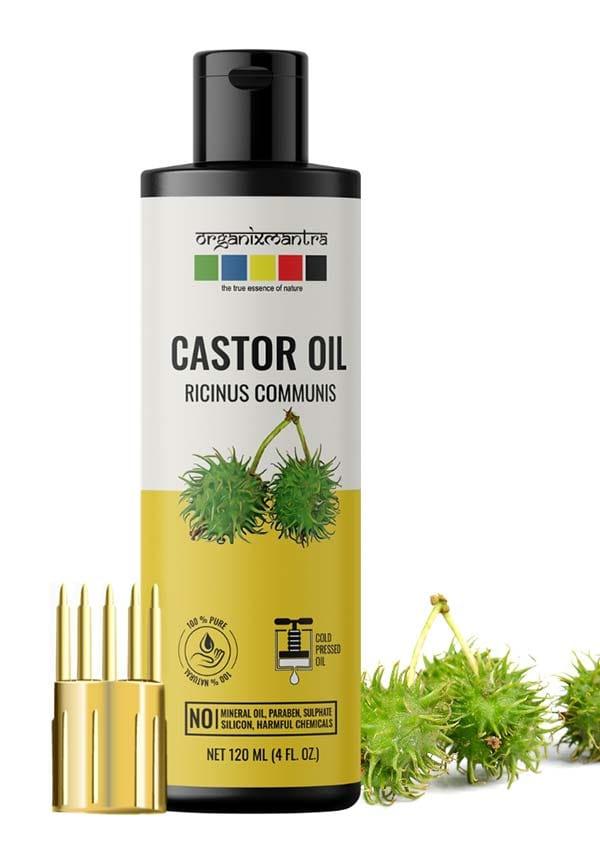 Castor Oil, Cold Pressed Organic Oil, 120ML x 2