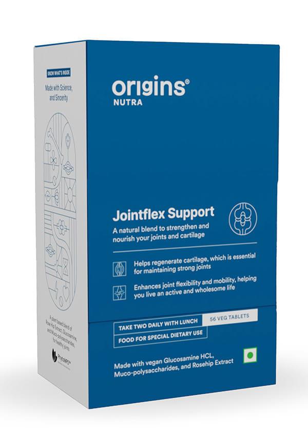 Origins Nutra Jointflex Support For Men & Women|56 Veg Tablets Pack of 1