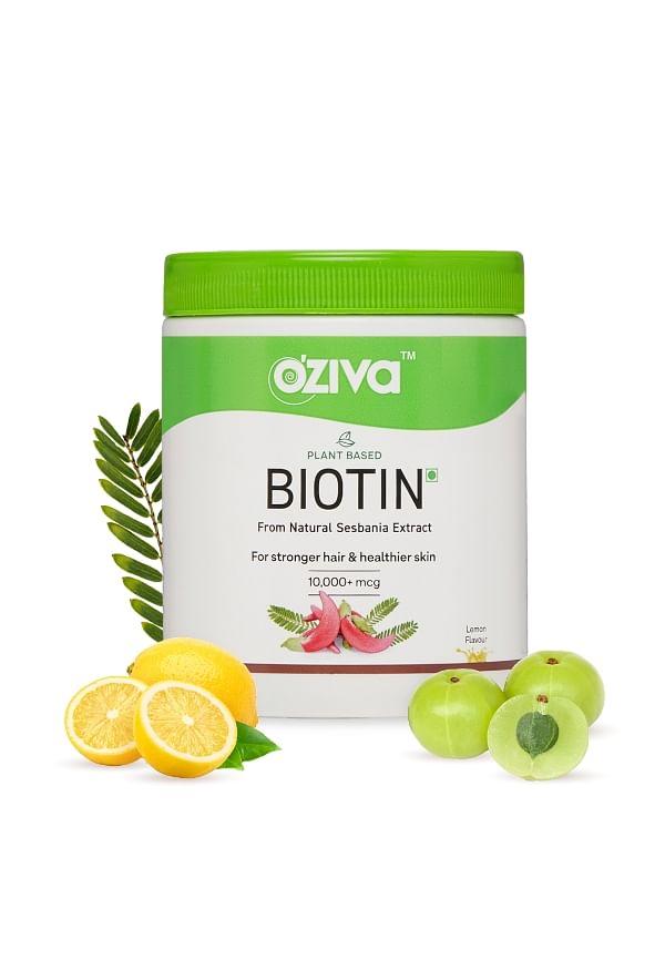 OZiva Plant Based Biotin for Hair Growth| Biotin Powder