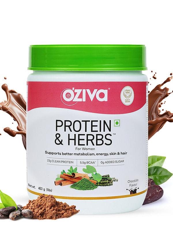 Protein & Herbs Women for Better Metabolism, Skin & Hair - Chocolate