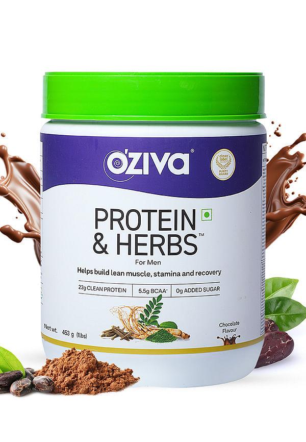 Protein & Herbs, Men for Better Stamina & Lean Muscles - Chocolate