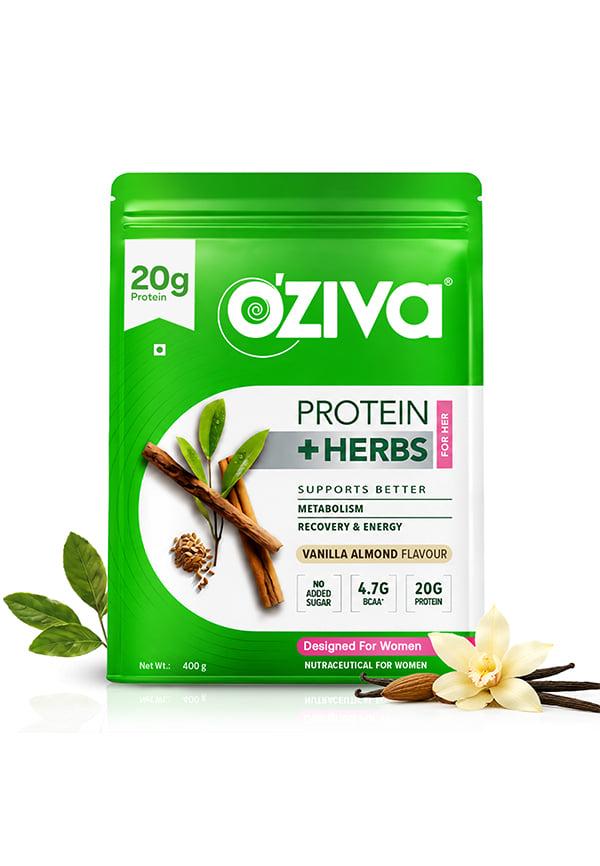 Protein & Herbs, Women for Better Metabolism, Skin & Hair - Vanilla Almond