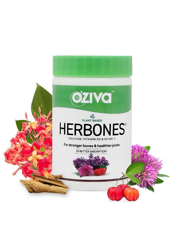HerBones for Women (with Plant based Calcium, Vegan Vitamin D3, K2 MK-7)