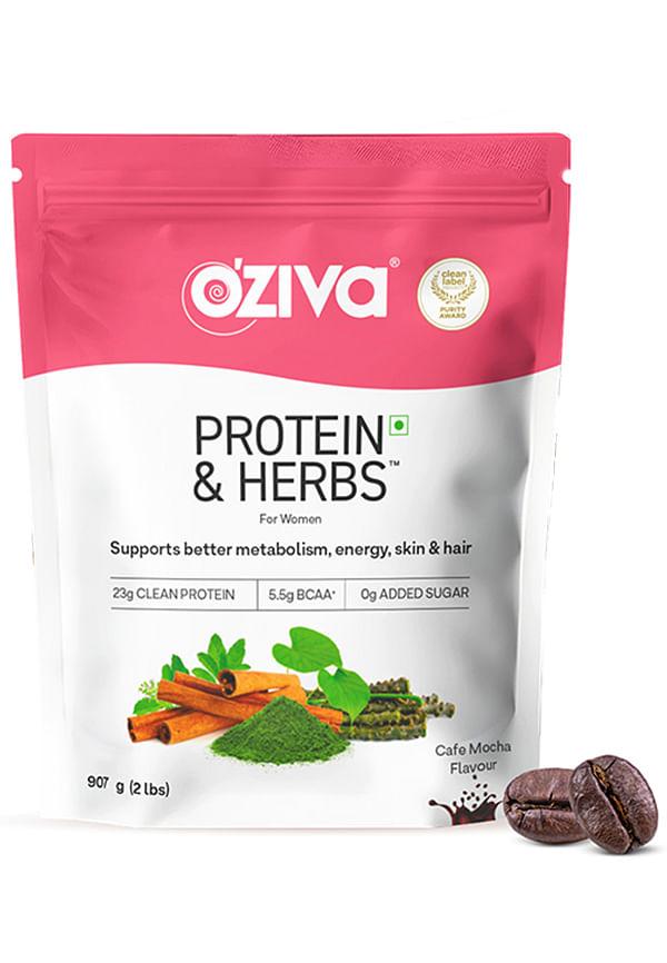 Protein & Herbs, Women for Better Metabolism, Skin & Hair - Cafe Mocha