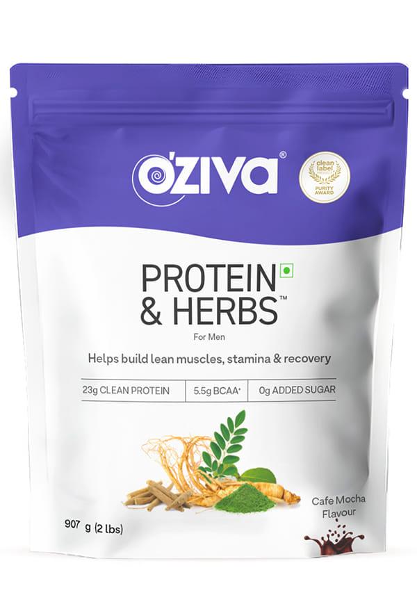 Protein & Herbs, Men for Better Stamina & Lean Muscles - Cafe Mocha