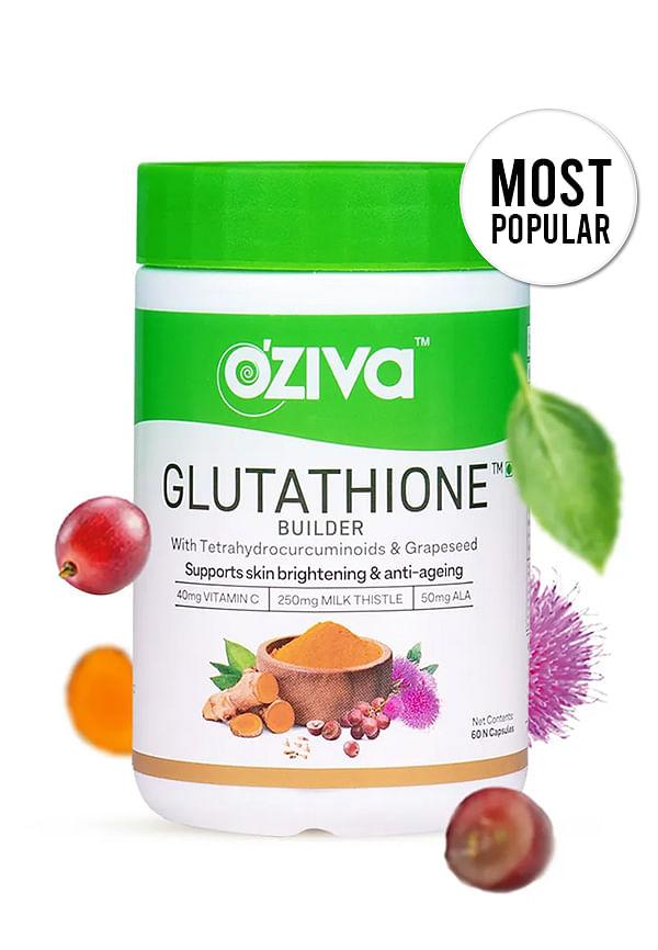 Glutathione Builder (with ALA, Skin Vitamins & Selenium) for Skin Brightening & Anti-Ageing, 60 Capsules