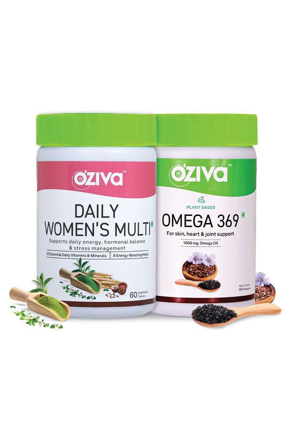 Wellness Combo For Women For Energy, Hormonal Balance, Heart & Joint Health