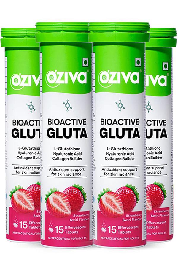 Bioactive Gluta with L-Glutathione to Reduce Pigmentation Tablets, Strawberry