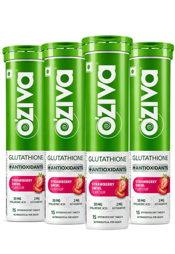 Bioactive Gluta with L-Glutathione to Reduce Pigmentation Tablets, Strawberry