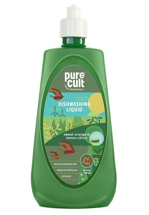 Plant Based Dishwash Liquid - Sweet Orange & Lemon