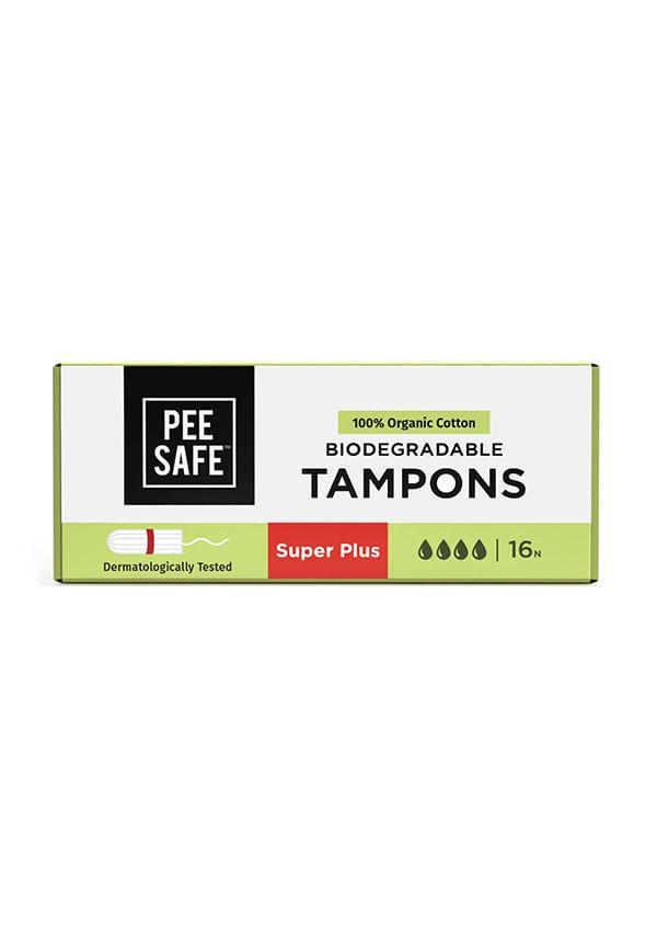 100% Organic Cotton Tampons | Super Plus | For Heavy Flow