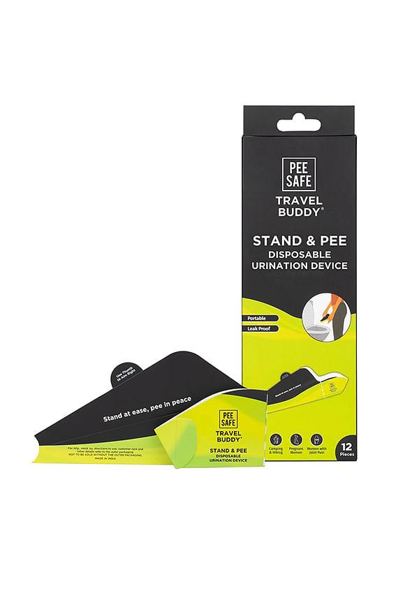 Travel Buddy Stand & Pee Foldable & Disposable Female Urination Device
