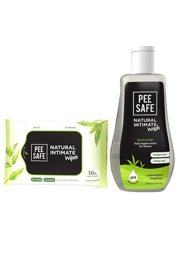Natural Intimate Wash + Intimate Wipes
