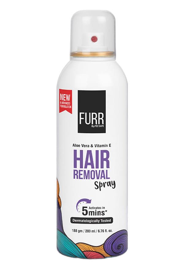 FURR Hair Removal Spray with Vitamin E & Aloe Vera Extract