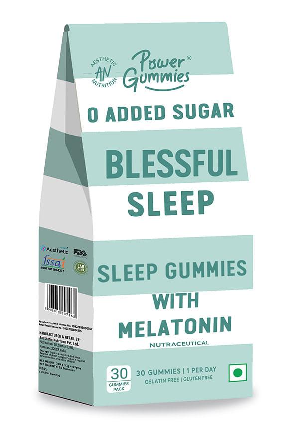 Blessful Beauty Sleep Gummies with Melatonin, Now with 0 Added Sugar