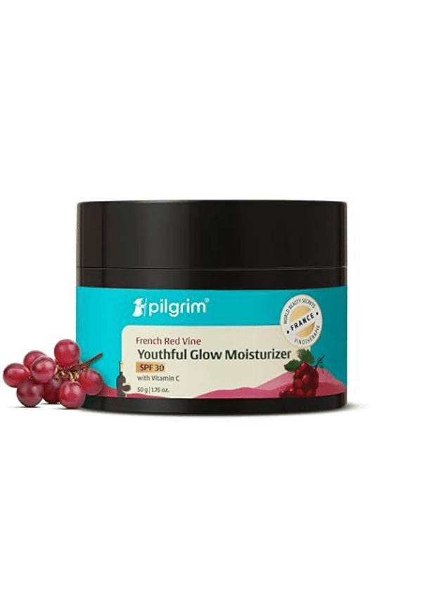 Red Vine Youthful Glow Moisturizer with Vitamin C with SPF 30