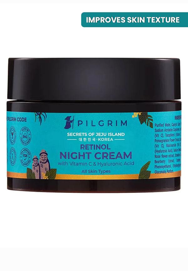 Retinol Anti-Ageing Night Repair Cream With Vitamin C & Hyaluronic Acid