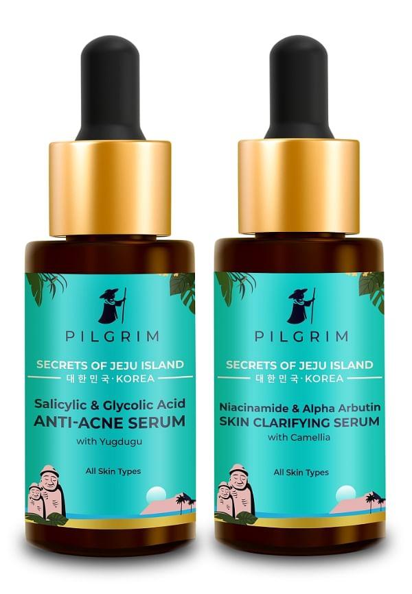 AM/PM Face Regime with Niacinamide & AHA-BHA | Reduce Acne Marks