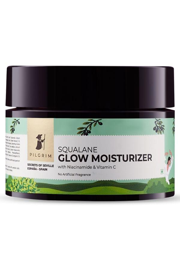 Squalane Vitamin C & Niacinamide Glow Moisturizer For Dry Skin & Hydration