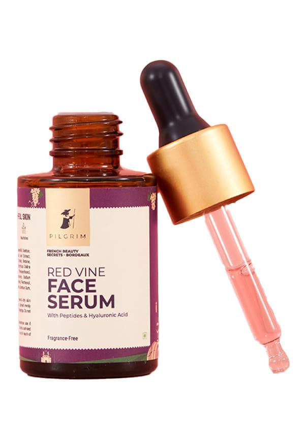 Red Vine Face Serum with Peptides & Hyaluronic Acid