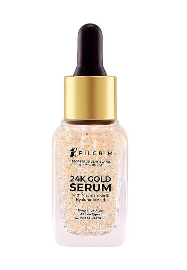 24K Gold Face Serum With Niacinamide & Hyaluronic Acid