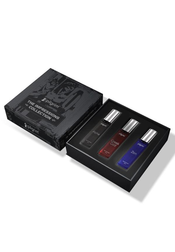 The Impressions Collection Premium Gift Set Eau de Parfum for Men (Pack of 3)